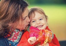 Woman with her Daughter