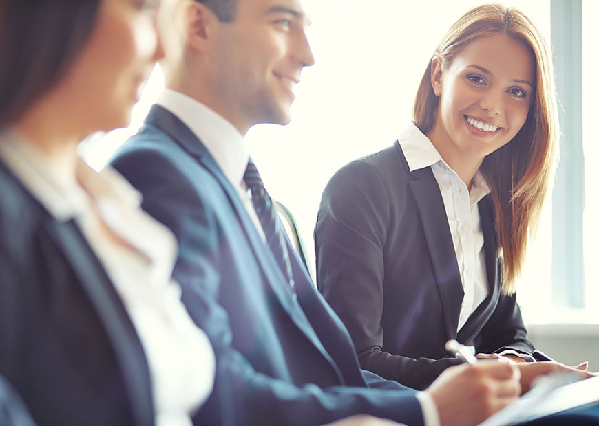 image of 3 people in business attire