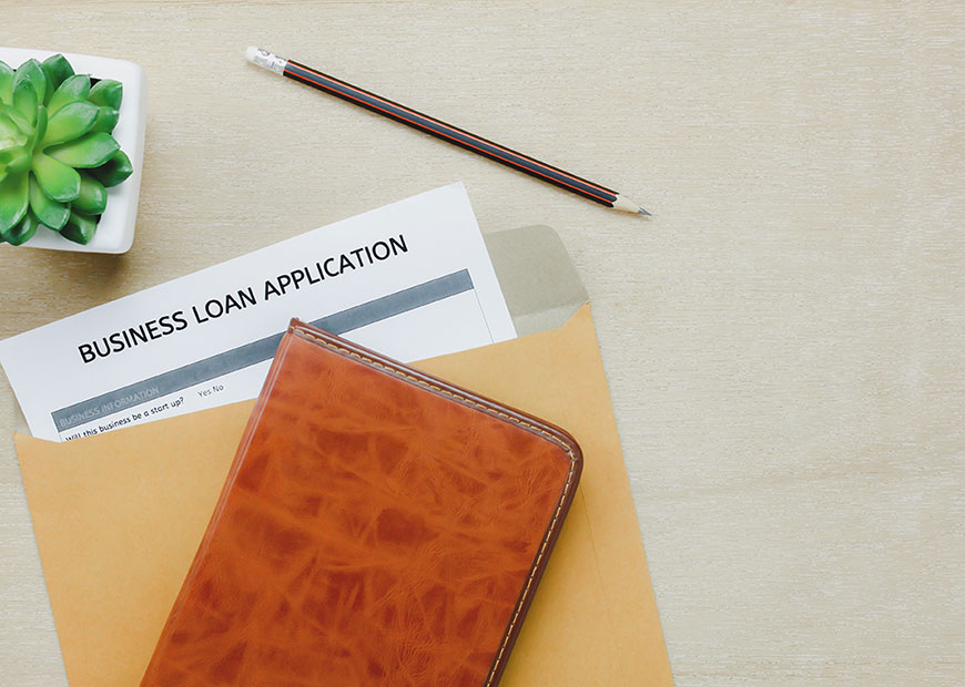 image of business loan application paperwork
