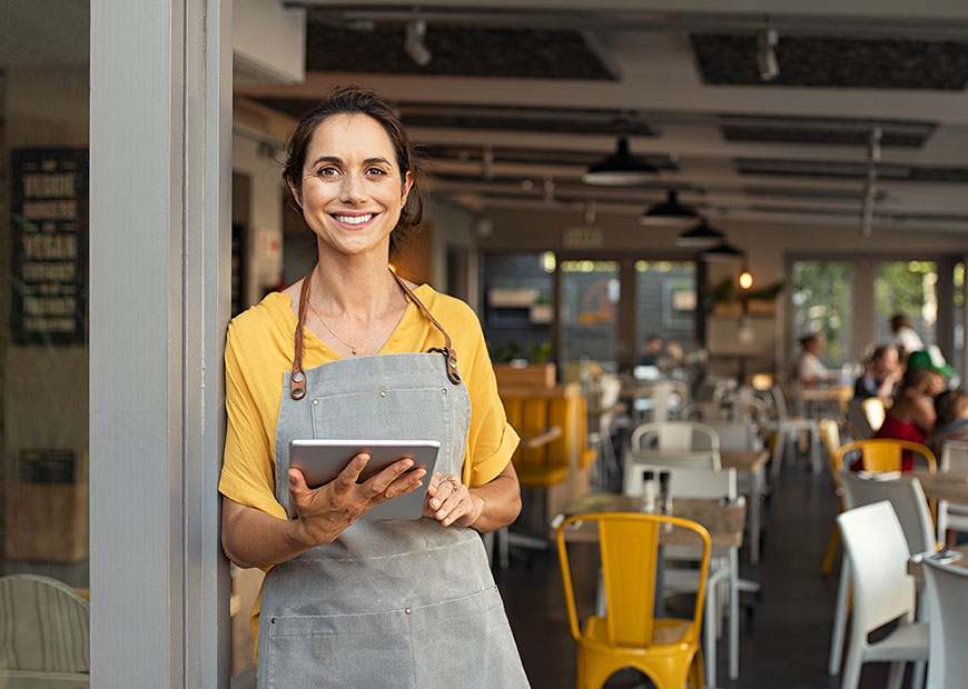 image of female employee